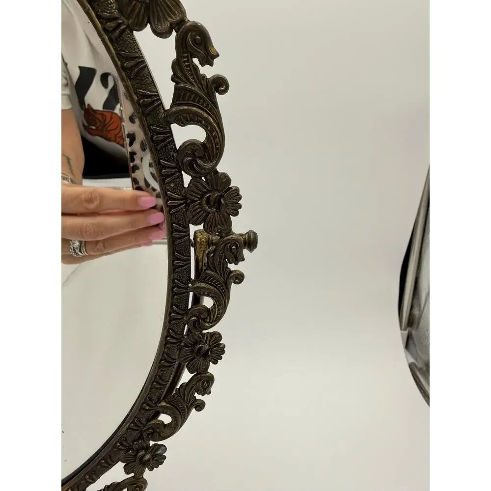 19th Century Florentina Ornate Mirror Made in Italy